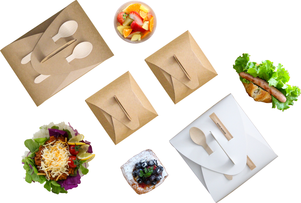 折り紙容器のバリエーションイメージ